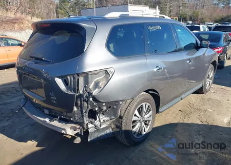 2017 Nissan Pathfinder Sl из США, поврежденный, VIN 5N1DR2MM0HC648167